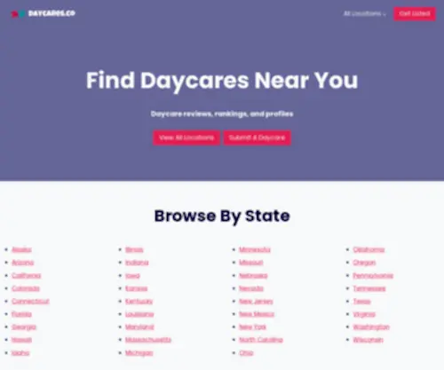 Daycares.co(Find Daycares Near Me) Screenshot