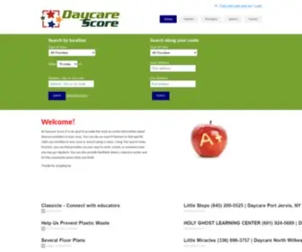 Daycarescore.com(Daycare Search) Screenshot