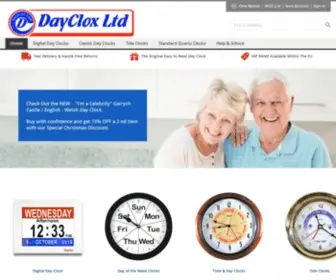 Dayclox.com(Dementia Clocks) Screenshot