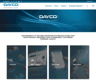 Daycoaftermarket.com(OE solutions for the Aftermarket) Screenshot