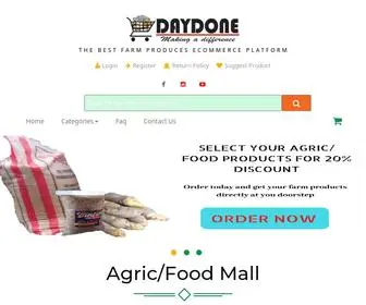 Daydone.com.ng(Agric Ecommerce Platform) Screenshot