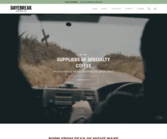 Dayebreak.com(Dayebreak Coffee) Screenshot