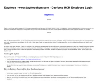 Dayforce.xyz(Dayforce) Screenshot