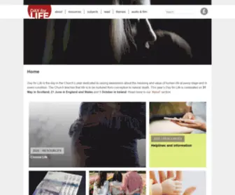 Dayforlife.org(Day for Life) Screenshot