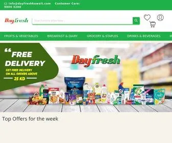 Dayfreshkuwait.com(DayFresh Online Grocery Shopping & Delivery) Screenshot