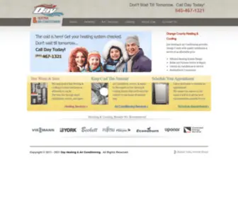 Dayheatingcooling.com(HVAC Installation) Screenshot