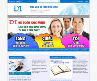 Dayhocketoan.edu.vn(Dạy học kế toán tổng hợp thực tế thực hành) Screenshot