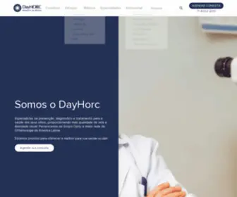 Dayhorc.com.br(DayHorc Hospital de Olhos) Screenshot