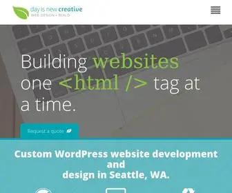 Dayisnewcreative.com(Seattle WordPress Website Developer) Screenshot