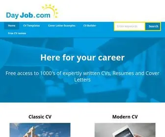 Dayjob.com(CV templates) Screenshot
