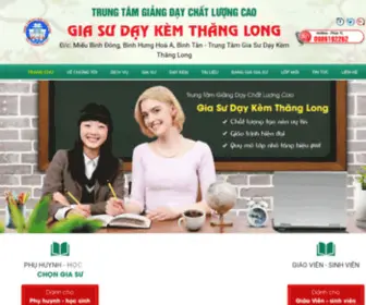 Daykemthanglong.vn(GIA SƯ DẠY KÈM THĂNG LONG) Screenshot