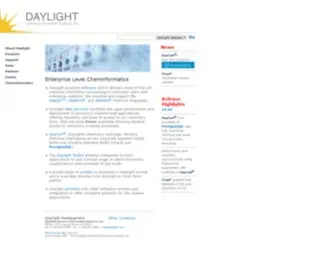 Daylight.com(Cheminformatics) Screenshot