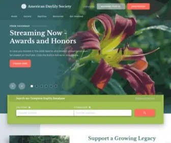 Daylilies.org(American Daylily Society) Screenshot