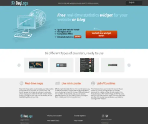 Daylogs.com(Users Online Counter) Screenshot