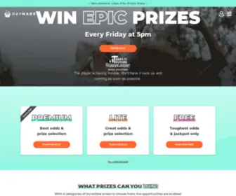 Daymade.co.uk(Win a holiday) Screenshot