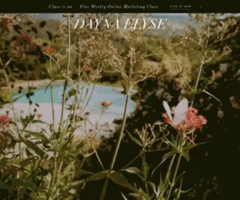 Daynaelyse.com(Dayna Elyse) Screenshot