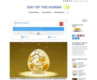 Dayofthehuman.com(Day of the Human) Screenshot