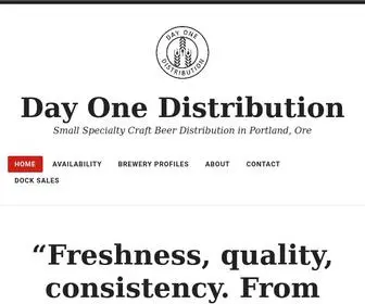 Dayonedistro.com(Small Specialty Craft Beer Distribution in Portland) Screenshot