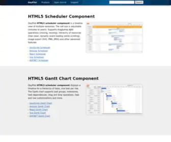 Daypilot.org(HTML5 Calendar) Screenshot