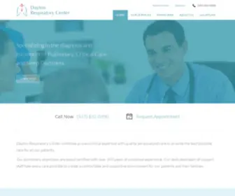 Dayresp.com(Dayton Respiratory Center) Screenshot