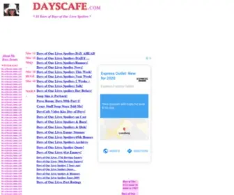 Dayscafe.com(Days of Our Lives SPOILERS (New) Screenshot