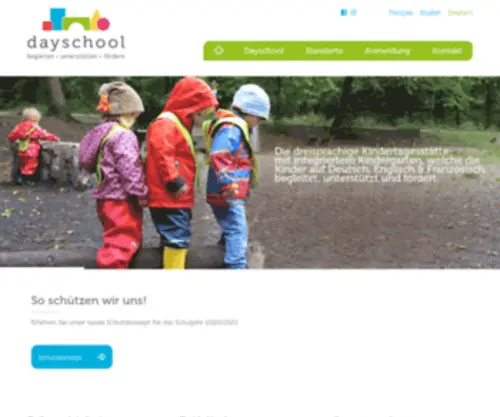 Dayschool.ch(Dreisprachige Kindertagesstätte & Kindergarten) Screenshot