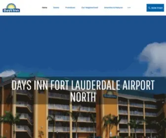 Daysinnfl.com(Days Inn Fort Lauderdale) Screenshot