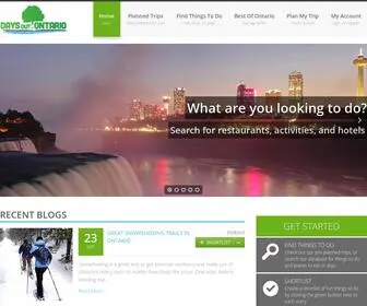 Daysoutontario.com(Days Out Ontario) Screenshot