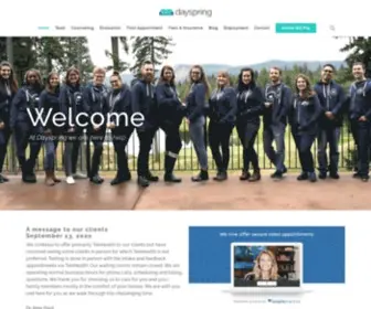 Dayspringbehavioralhealth.com(Dayspring Behavioral Health) Screenshot