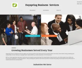 Dayspringbusinessservices.com(Dayspring Services) Screenshot