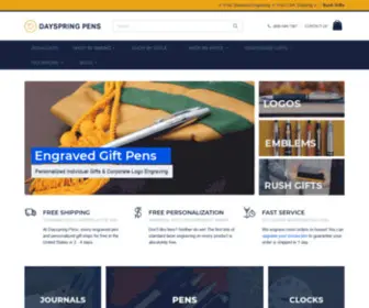 Dayspringpens.com(Engraved Cross) Screenshot