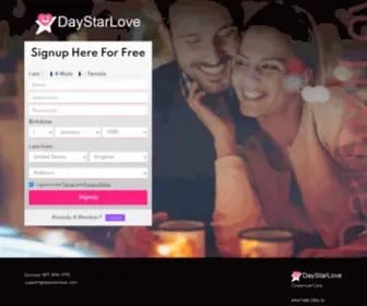 Daystarlove.com(Day Star Love) Screenshot