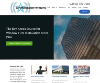 Daystarwindowtinting.com(Bay Area Window Film and Window Tinting) Screenshot