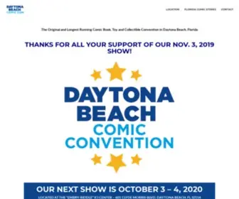 Daytonabeachcomiccon.com(Daytona Beach Comic Convention) Screenshot
