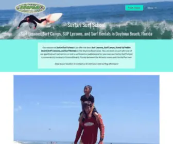 Daytonabeachsurflessons.com(Surfari Surf School) Screenshot