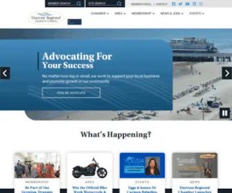 Daytonachamber.com(Daytona Beach) Screenshot