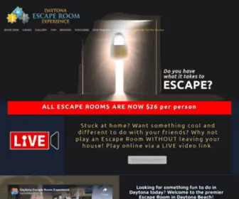 Daytonaescaperoom.com(The Daytona Escape room experience) Screenshot