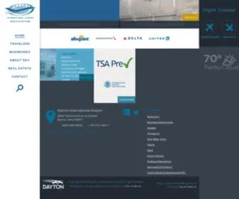Daytonairport.com(Dayton International Airport) Screenshot