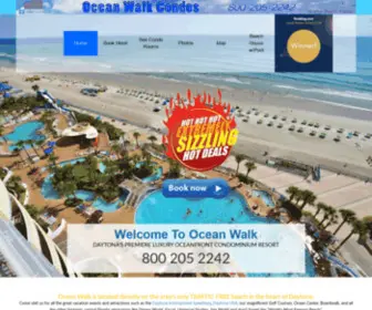 Daytonaoceanwalk.com(Ocean Walk Resort (800)) Screenshot