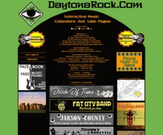 Daytonarock.com(DAYTONA BANDS AND CLUBS LIVE ENTERTAINMENT MUSIC CALENDAR FOR CENTRAL FLORIDA) Screenshot