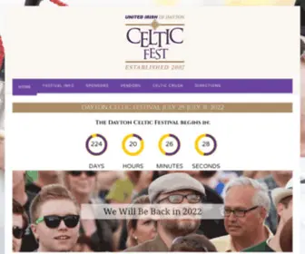 DaytoncelticFestival.com(Dayton Celtic Festival) Screenshot