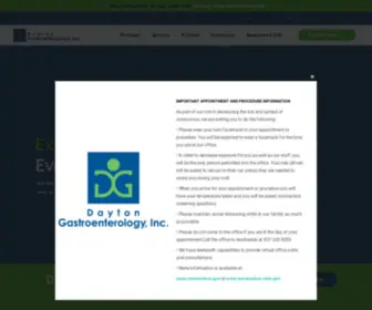 Daytongastro.com(Exceptional Gastroenterology Care in the Dayton Metro Area) Screenshot