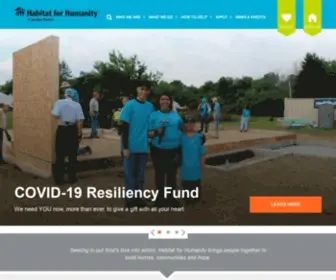 Daytonhabitat.org(Habitat for Humanity for Greater Dayton) Screenshot