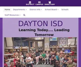 Daytonisd.net(Dayton ISD) Screenshot