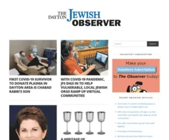 Daytonjewishobserver.org(The Dayton Jewish Observer) Screenshot