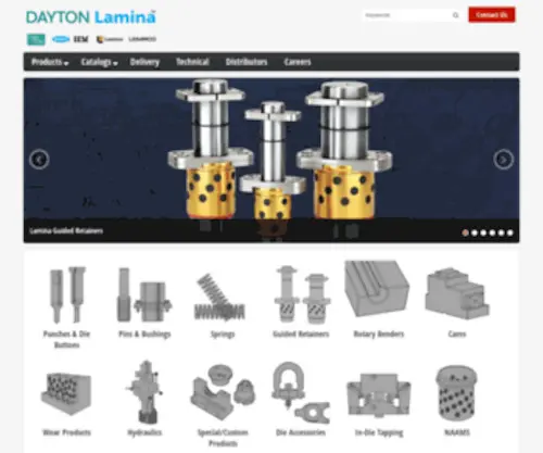 Daytonprogress.com(Global leader in fabrication and stamping solutions) Screenshot