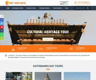 Daytoursnepal.com(Day Tours Nepal) Screenshot