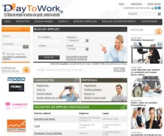 Daytowork.com(Bolsa de Trabajo en México) Screenshot