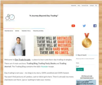 Daytradearcade.com(Day Trade Arcade) Screenshot