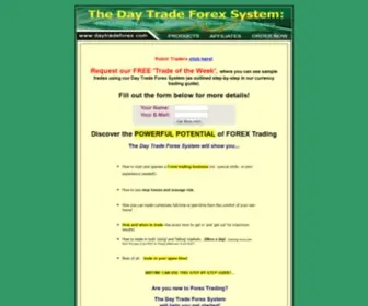Daytradeforex.com(Day Trade Forex Systems) Screenshot